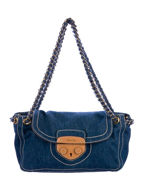 prada denim handbags|prada bag price usa.